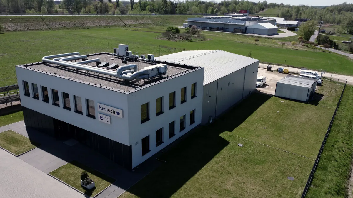 Emitech headquarters at ul. Leśna 18 in Bytom